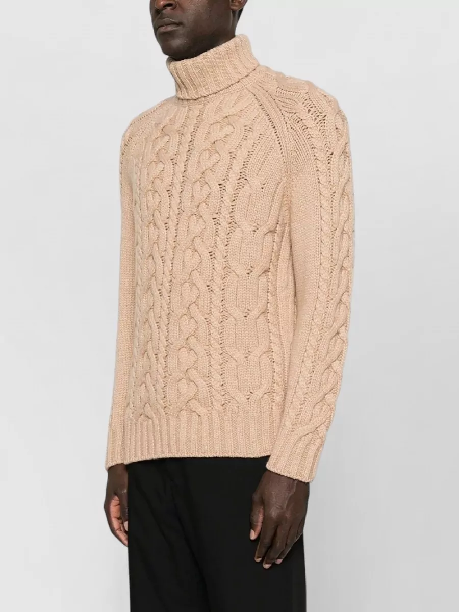 Brunello Cucinelli Cable-Knit Roll-Neck Cashmere Jumper