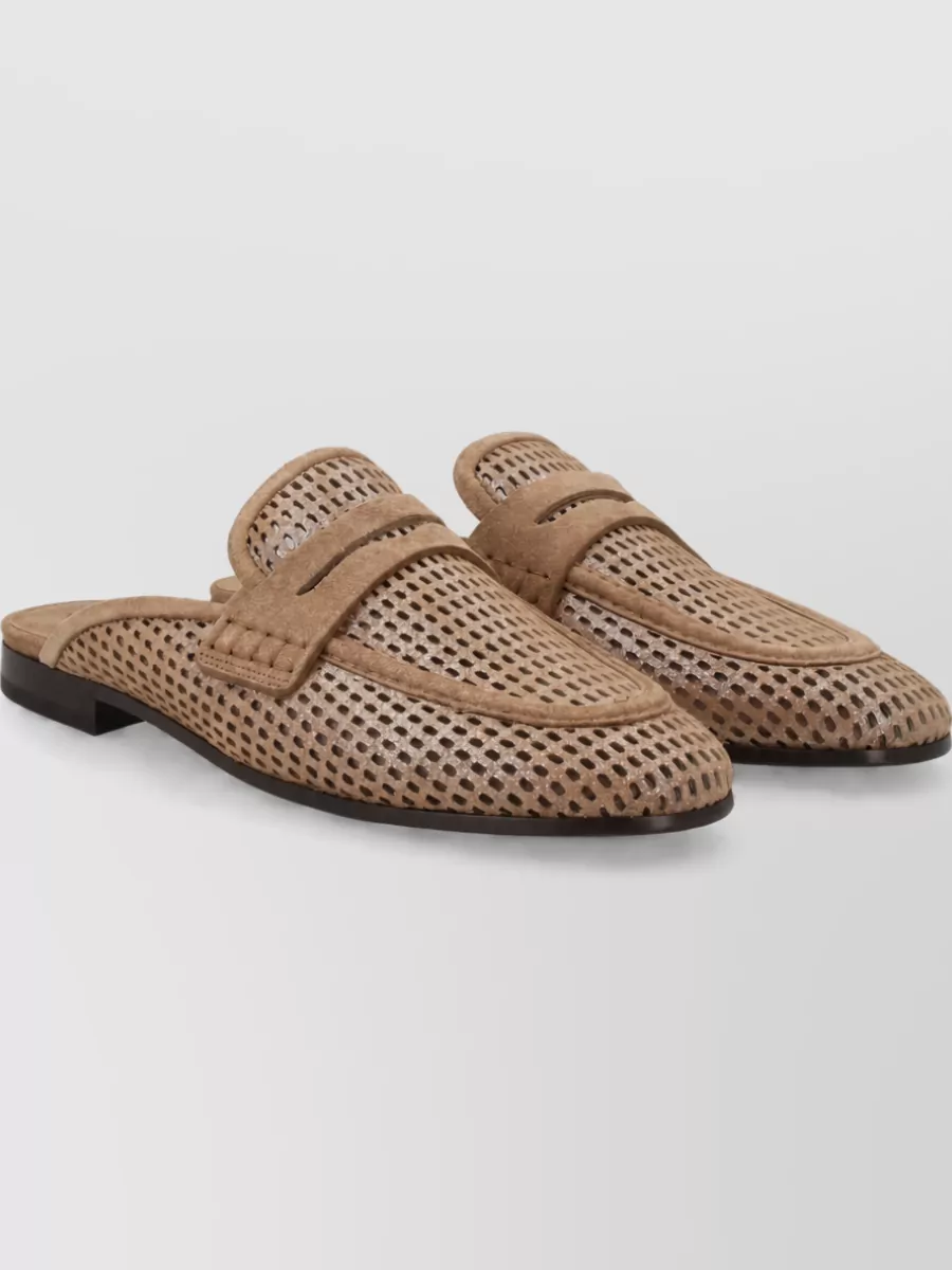 Brunello Cucinelli Leather Mules
