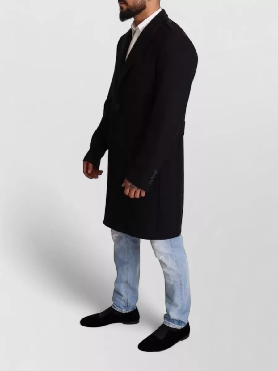 Dolce&Gabbana Wool Single-Breasted Coat