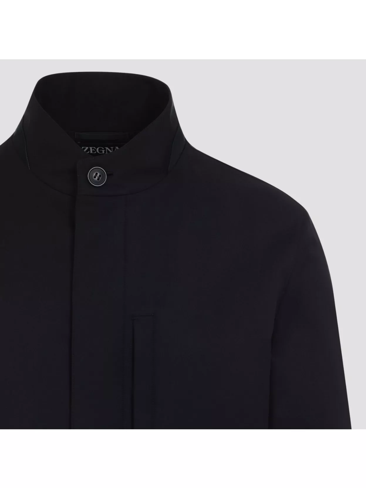 Shop Zegna Wool Jacket Zipped Pocket