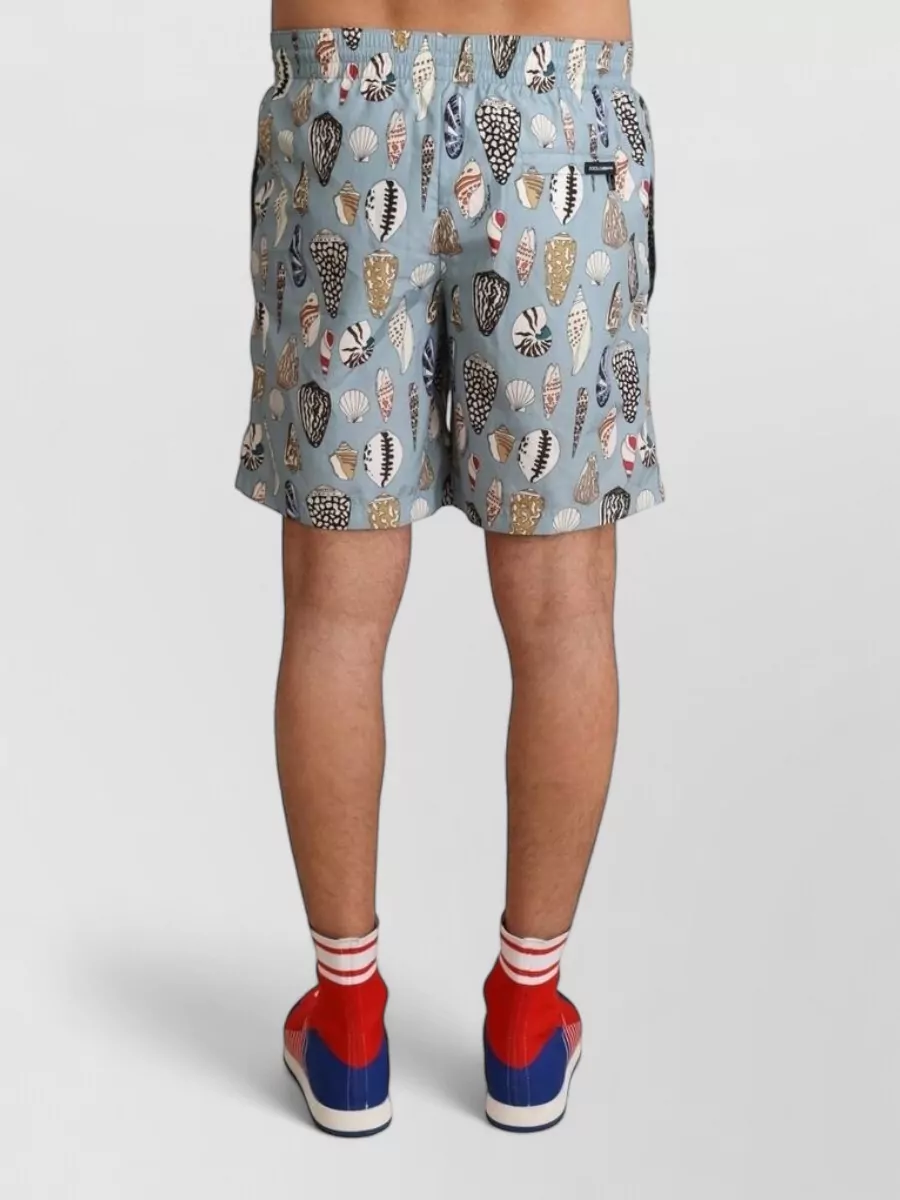 Dolce&Gabbana Shell Print Swim Shorts