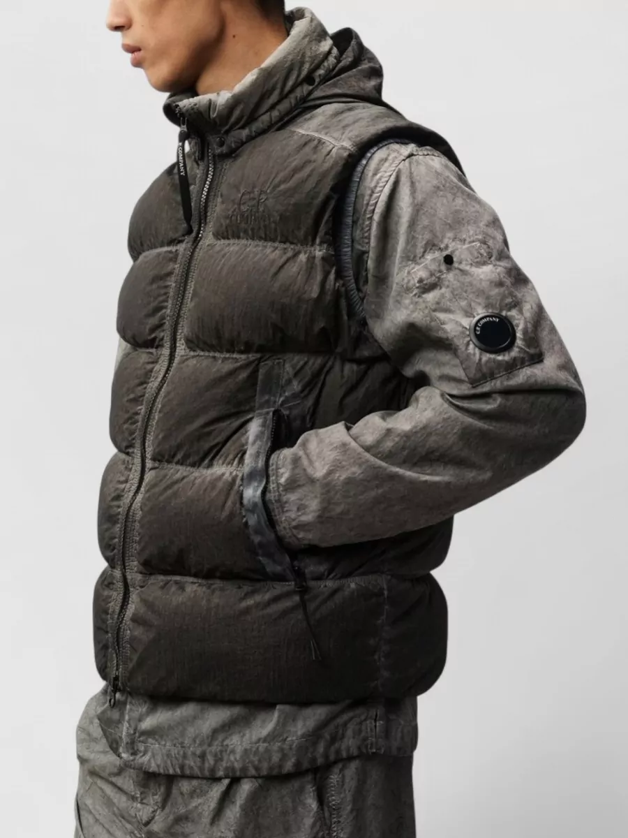 C.p. Company Nylon Hooded Padded Gilet