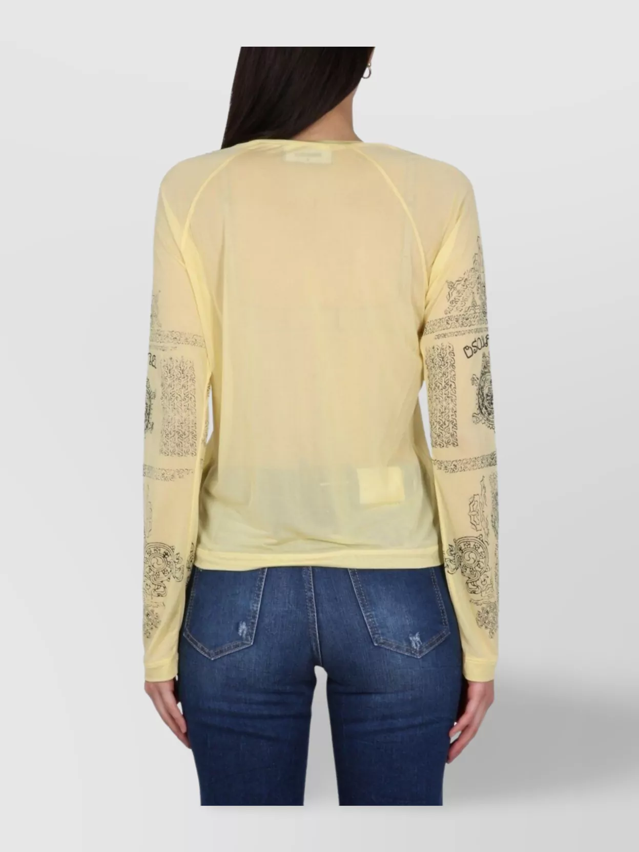 Dsquared2 Printed Logo Crewneck T-Shirt