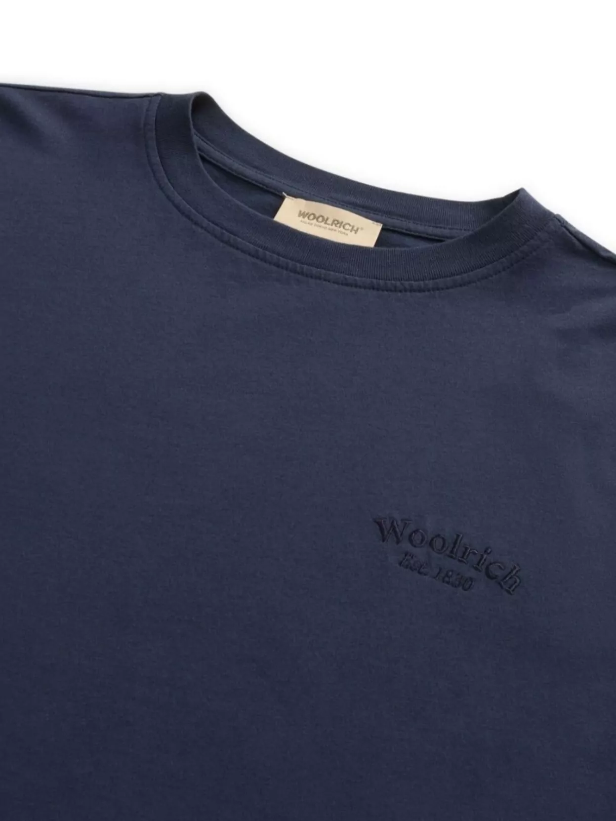 Woolrich Logo Crew Neck Cotton T-Shirt