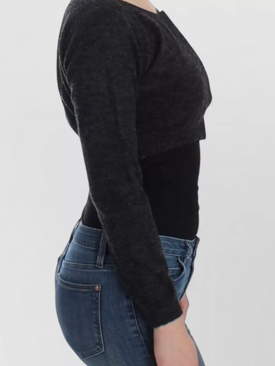 Ermanno Scervino Wool Knit Cropped Cardigan