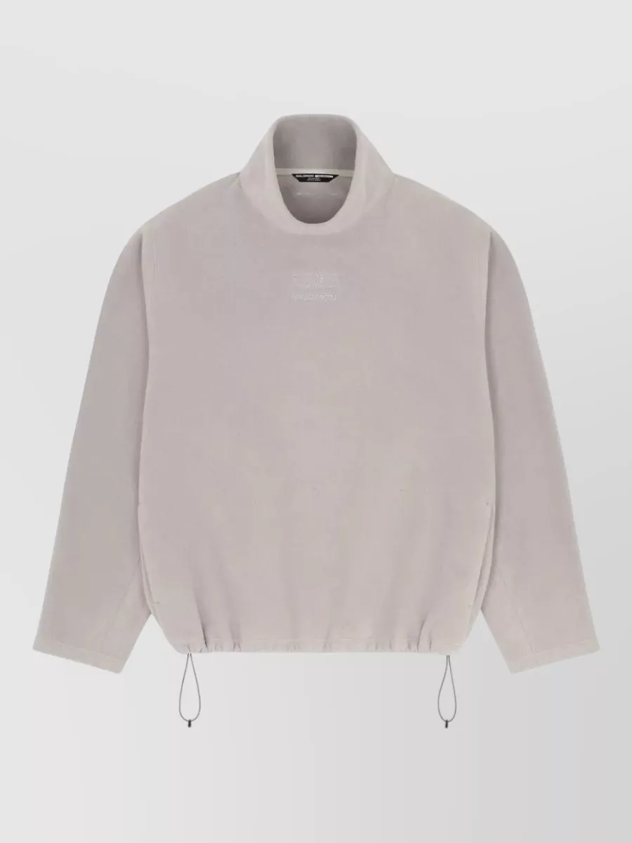 Mm6 Maison Margiela High-Neck Long-Sleeve Top