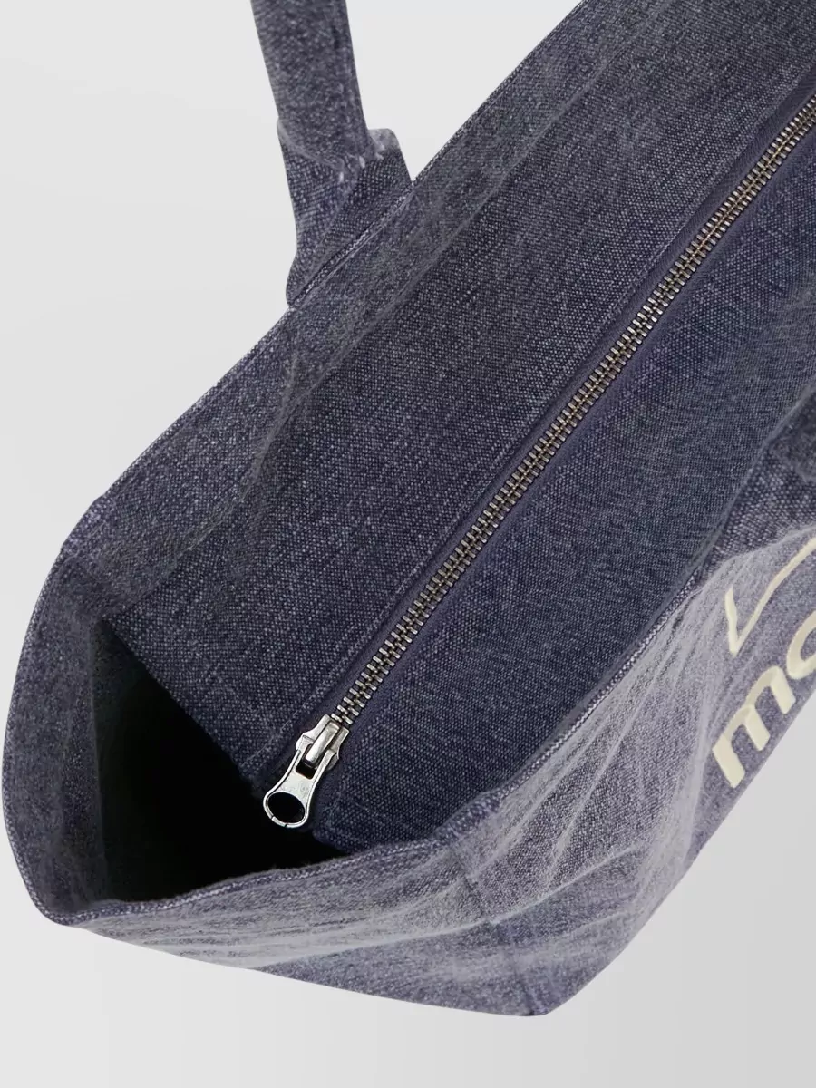 Isabel Marant Yenky Cotton Shoulder Bag Dual Handles