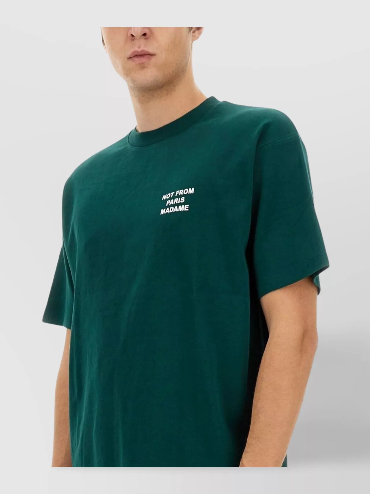 Drôle De Monsieur Crew Neck Graphic Print T-Shirt
