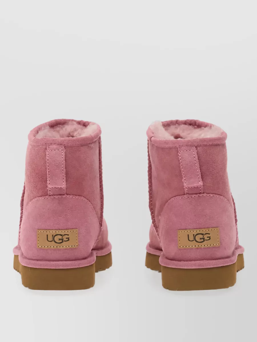 Ugg Shearling Suede Ankle Boots