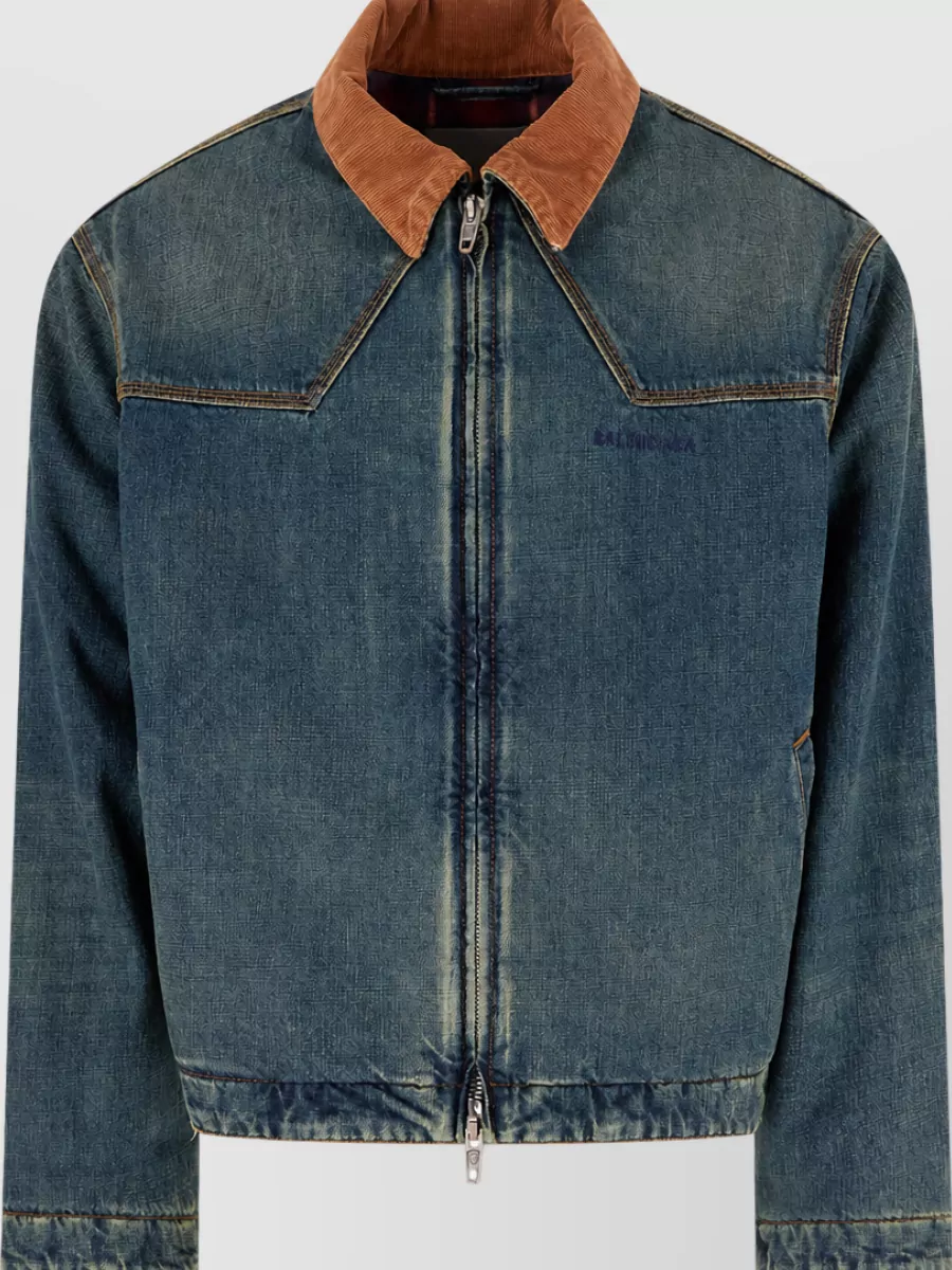 Balenciaga single breasted coat
