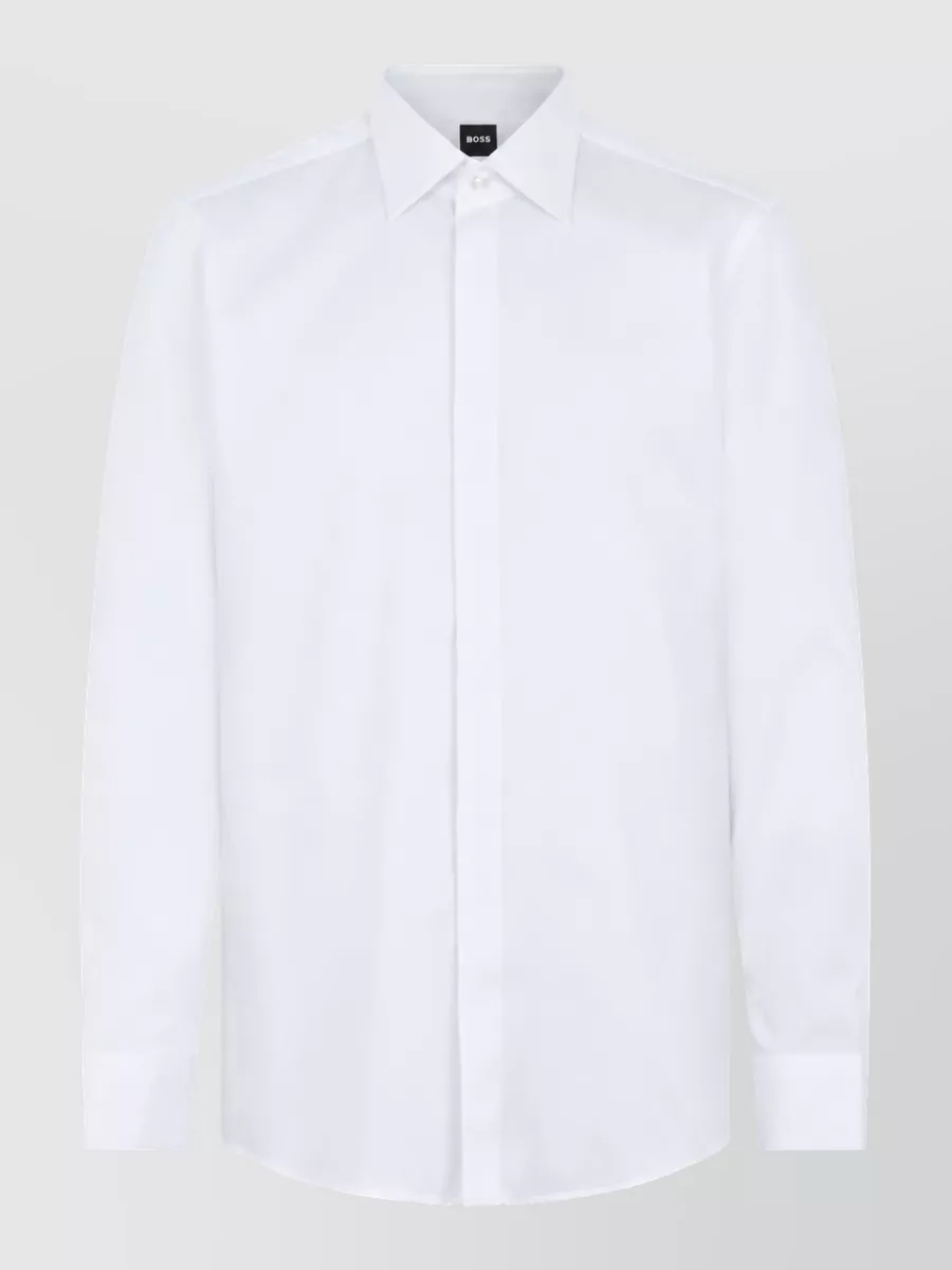 Boss cotton long sleeve shirt