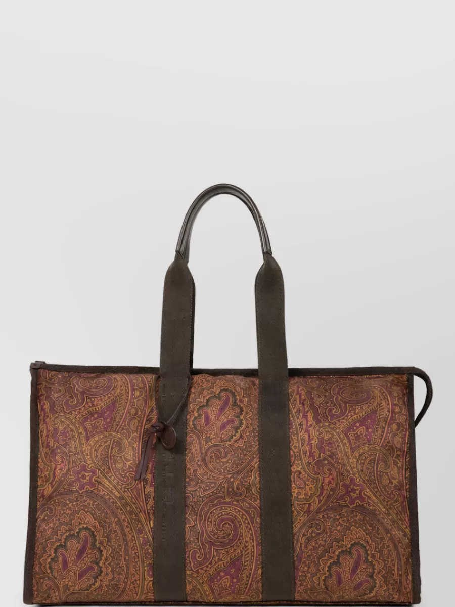 Etro Paisley-Print Travel Tote Bag Xl