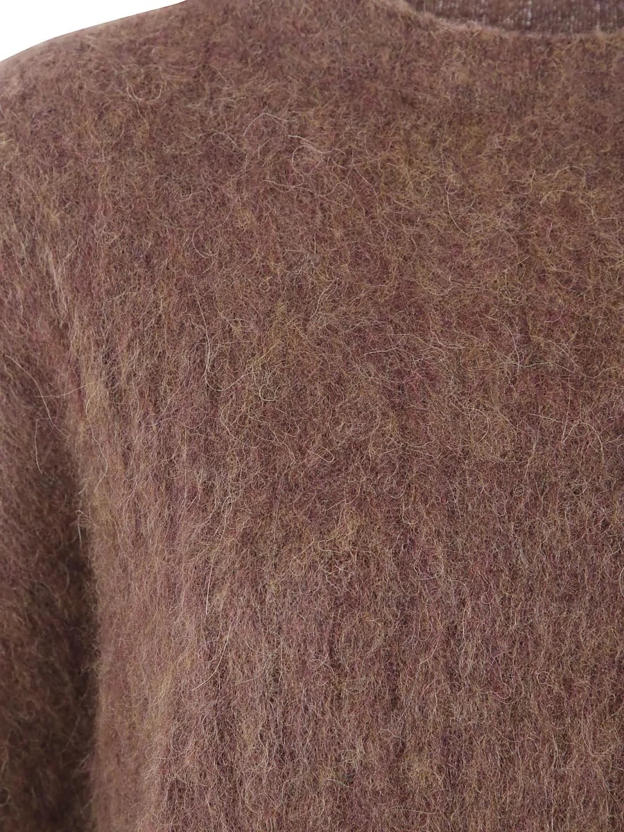 Uma Wang Fluffy Wool Crewneck Jumper