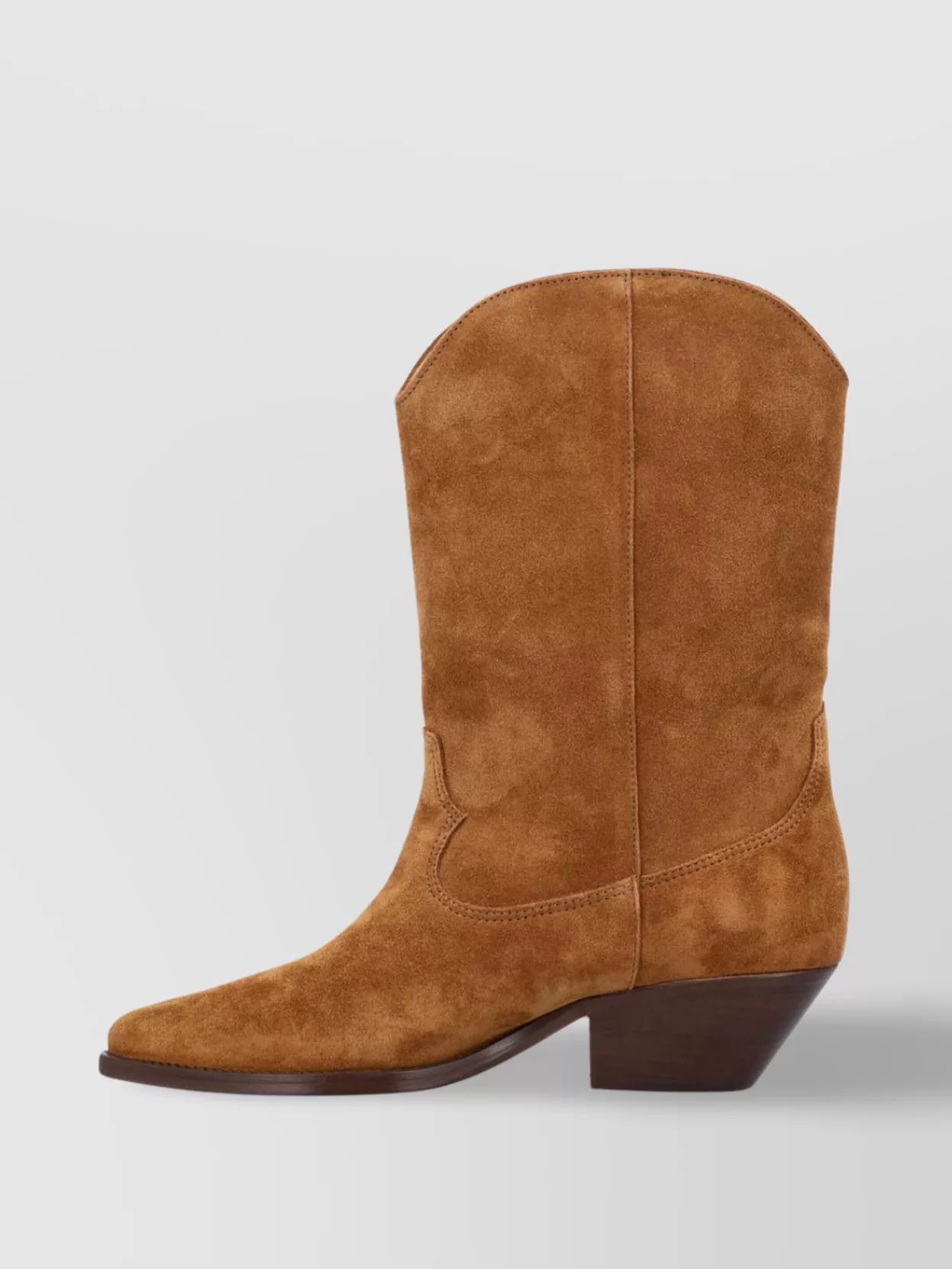 Isabel Marant Fringed Suede Block Heel Boots