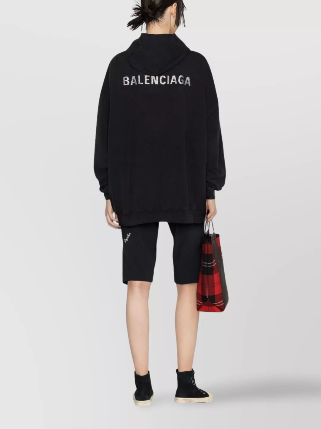 Balenciaga Sweatshirt Hooded Pouch Pocket