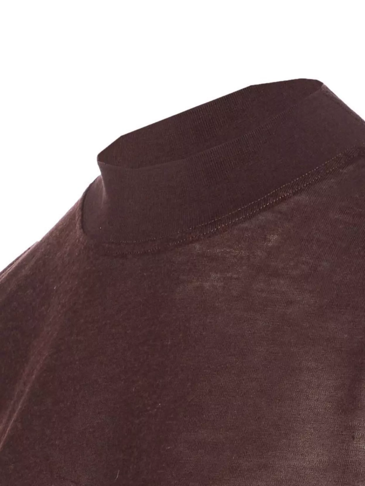 Filippa K Knitwear Crewneck Long Sleeve Mock Neck In Brown