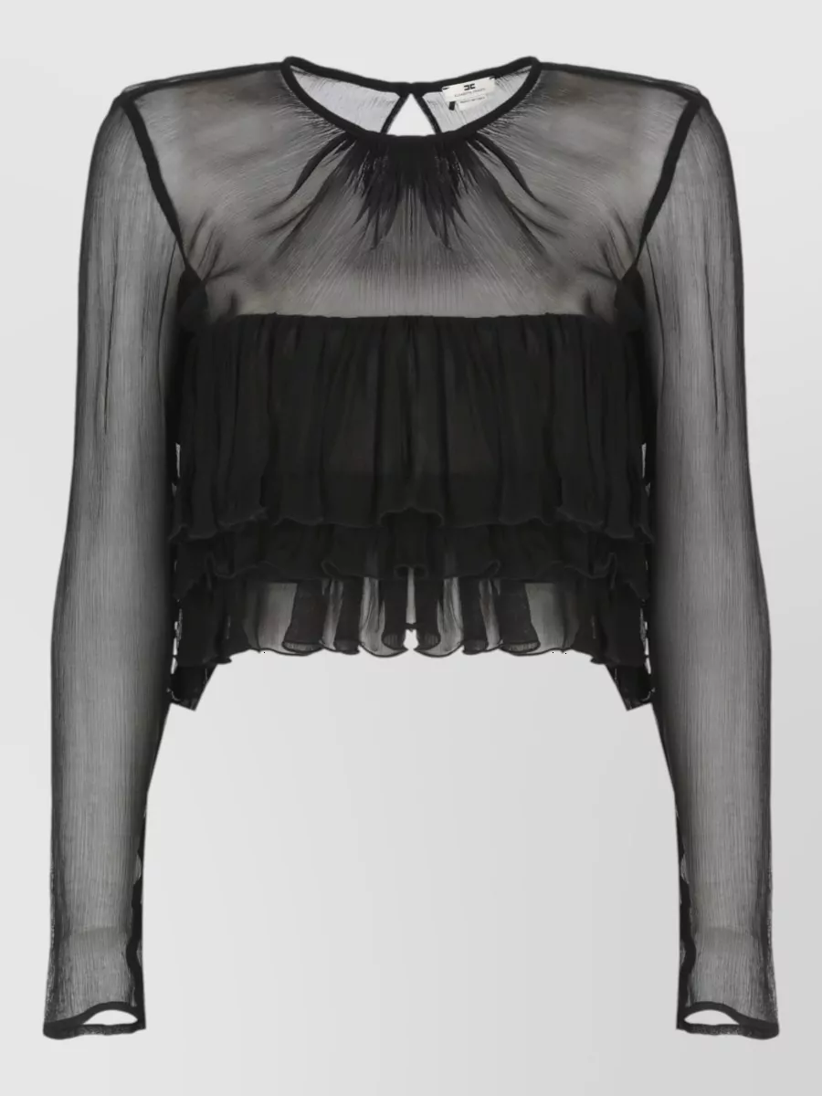 Elisabetta Franchi ruffled blouse