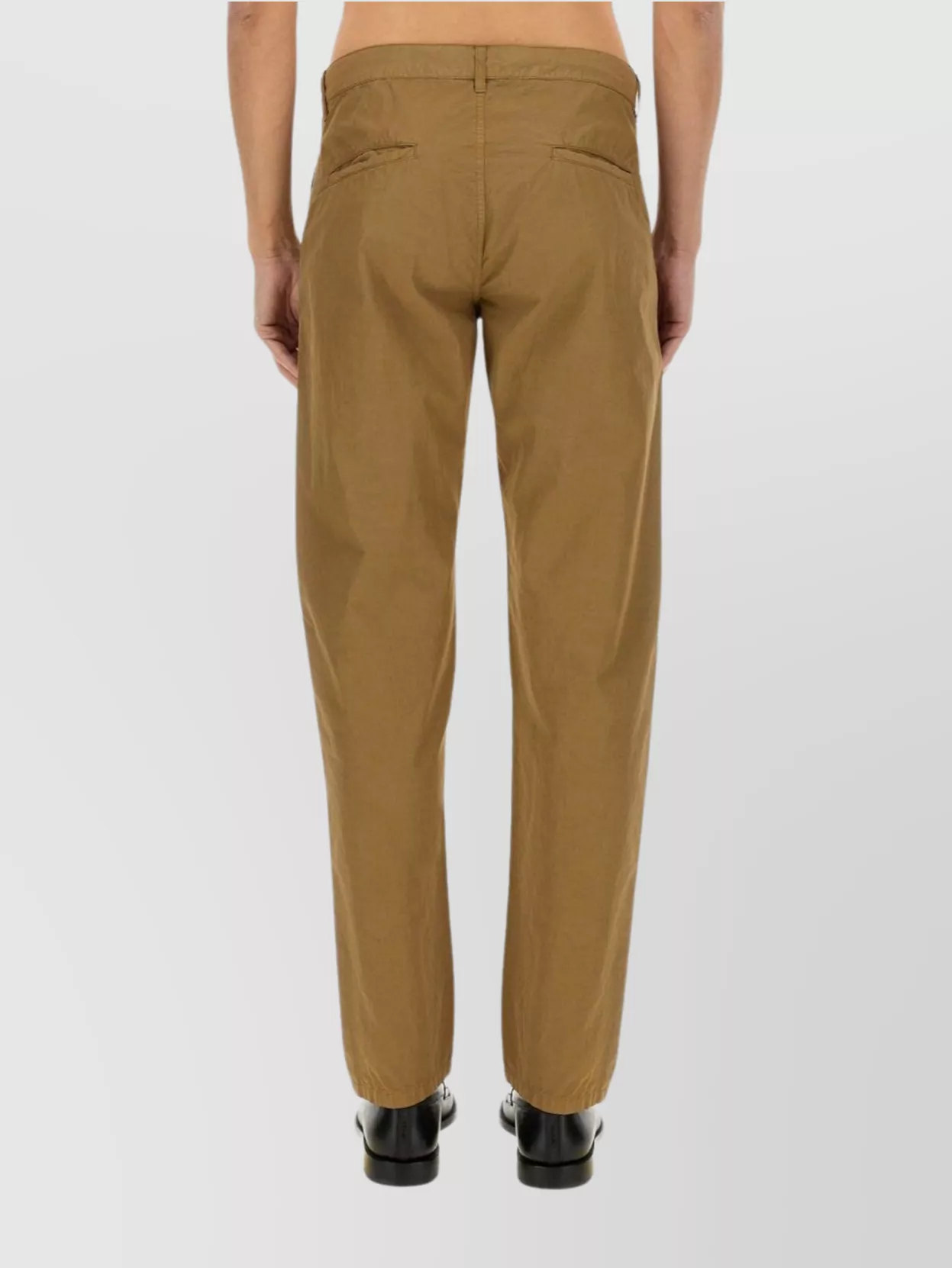 Aspesi Trousers With Functional Pockets And Belt Loops