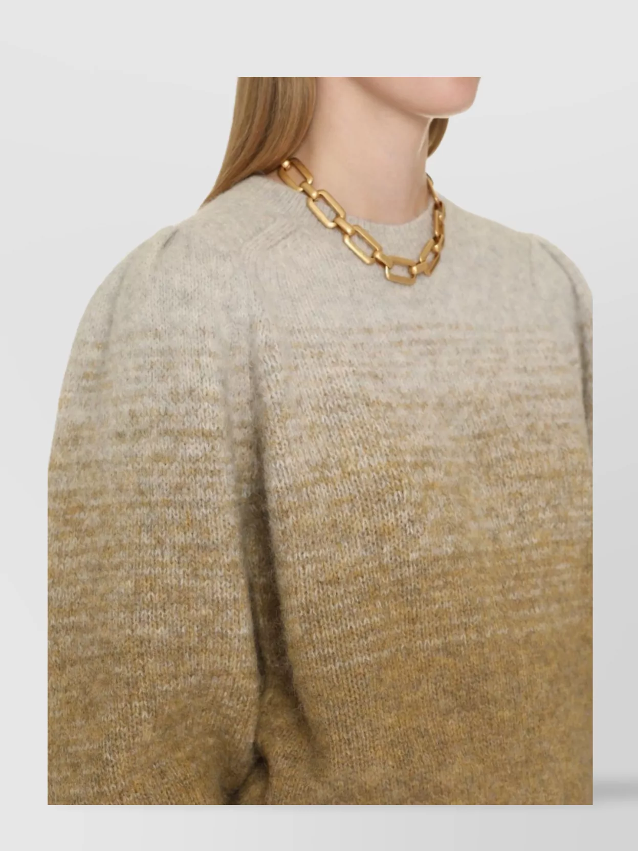 Isabel Marant Etoile Crew-Neck Sweater In Wool Blend With Faded Dye