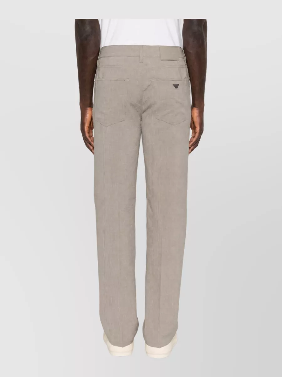 Emporio Armani Straight-Leg Trousers