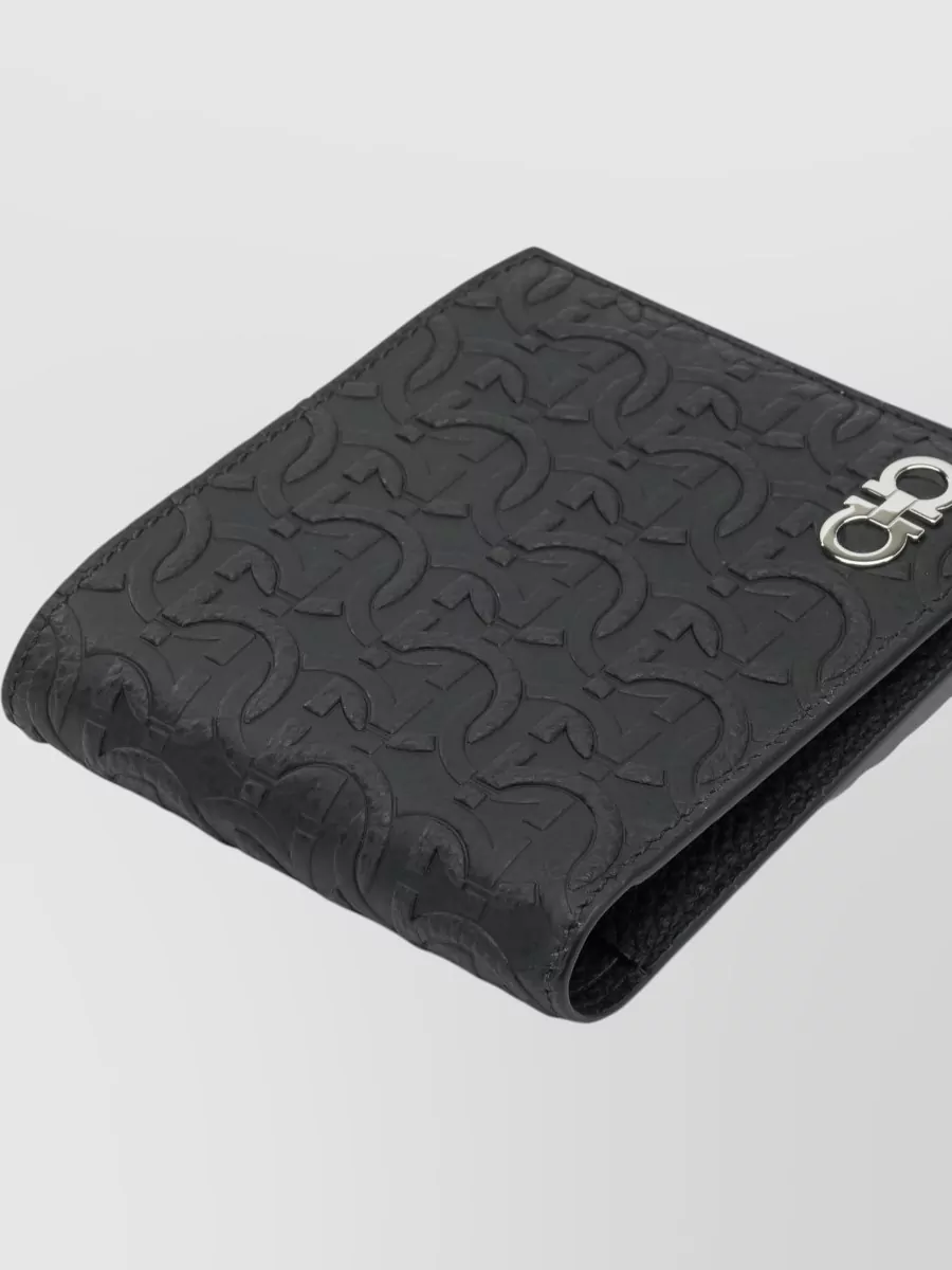 Ferragamo Wallet And Cardholder Bifold Embossed Pattern
