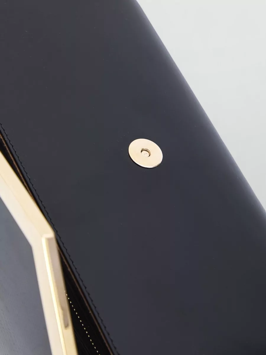 Jimmy Choo Emmie Clutch Patent Leather Envelope Chain