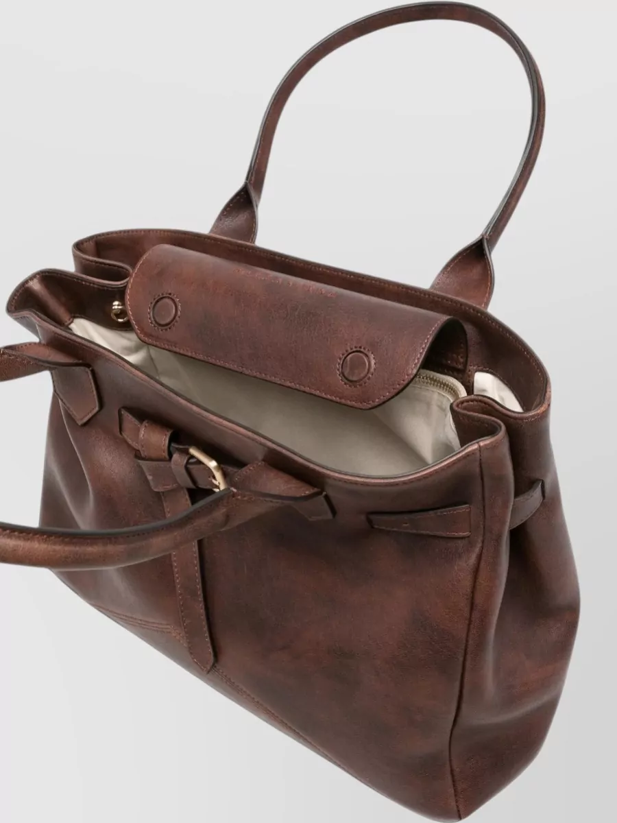 Ballantyne Calf Leather Tote Bag