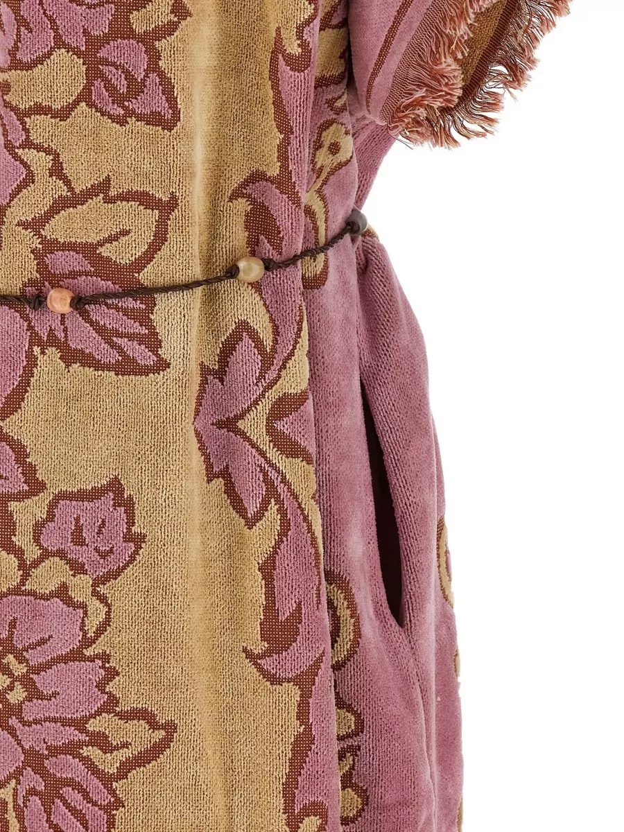 Zimmermann Cotton Floral-Jacquard Fringed Midi Beach Cover-Up