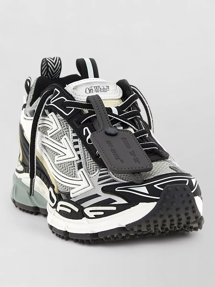 Off-White leather low-top sneakers