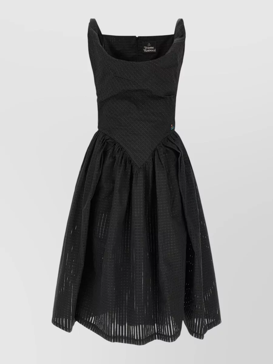Vivienne Westwood silk-blend draped midi dress