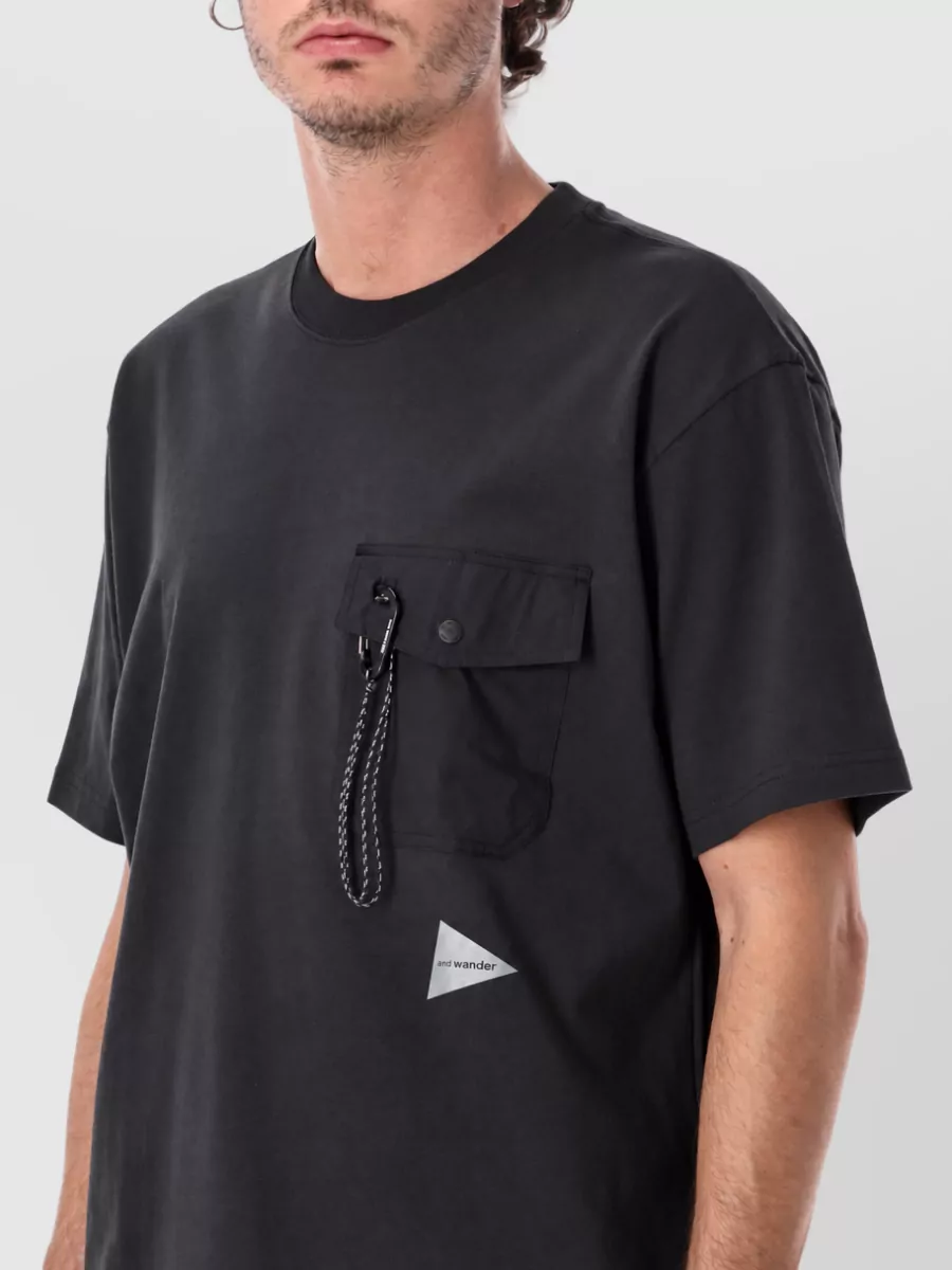 And Wander Cotton Pocket T-Shirt