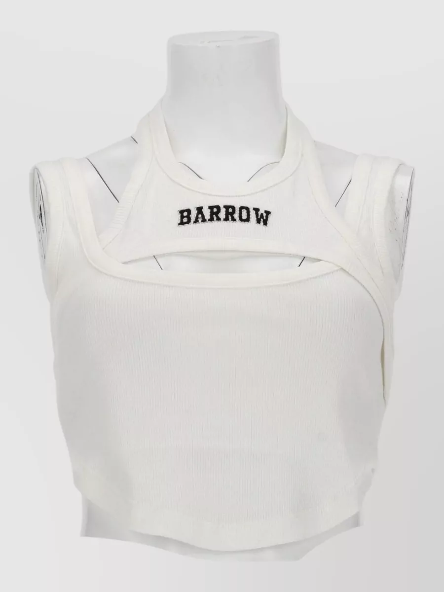 Barrow ribbed cropped tank top