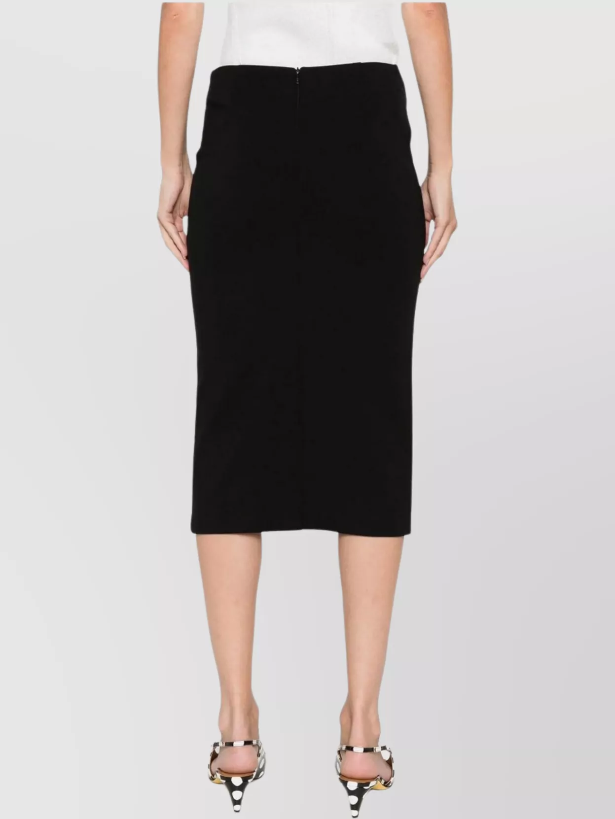 Pinko Slit Back High Waist Knee-Length Pencil