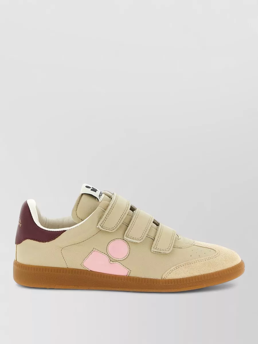 Isabel Marant Beth Sneakers Suede Panel Contrast Heel Tab
