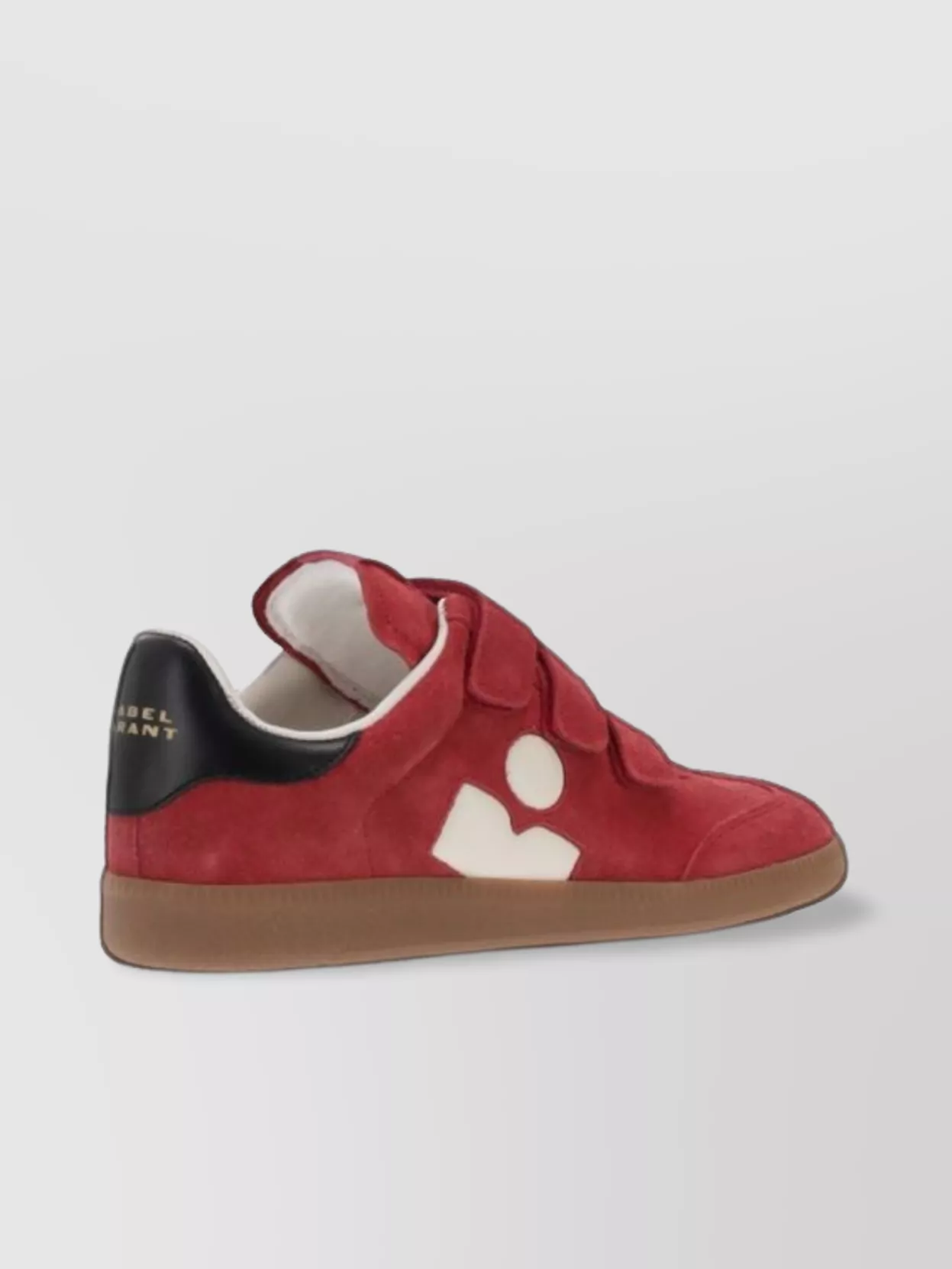 Isabel Marant Suede Sneakers With Rubber Sole And Contrast Heel Tab In Multi