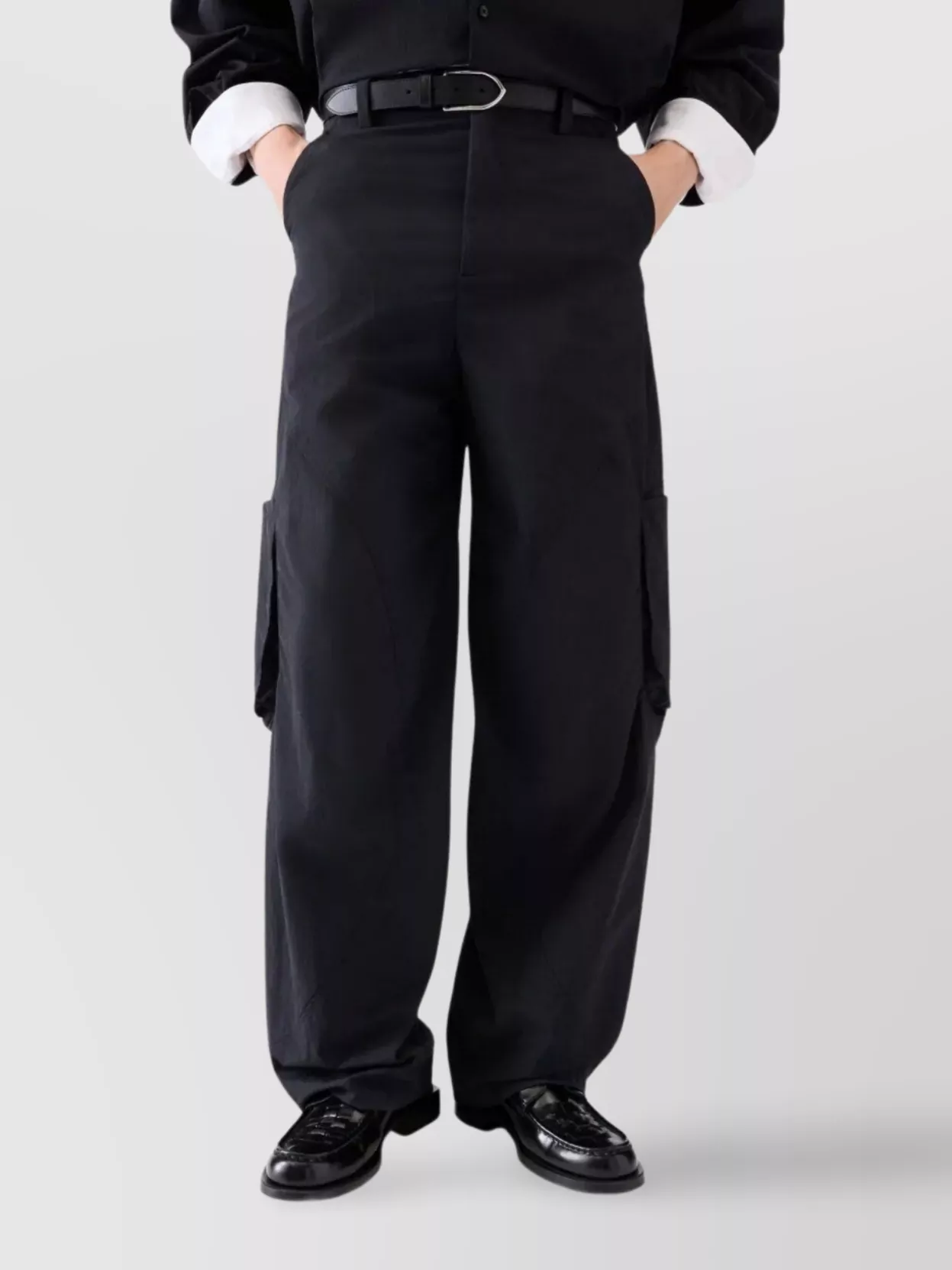 Jacquemus Molino Cargo High Waist Wide Leg Trousers