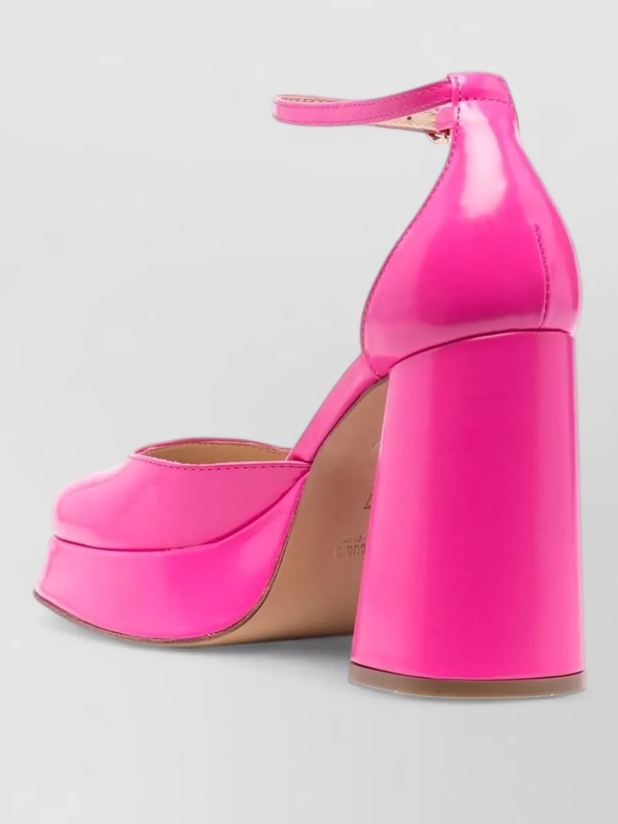 Roberto Festa Leather Block Heel Sandals