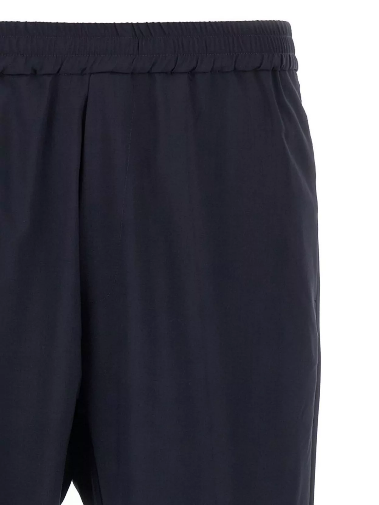 Barena Elastic Waistband Trousers With Back And Side Pockets
