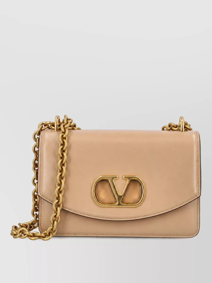 Valentino Garavani vain small leather clutch bag