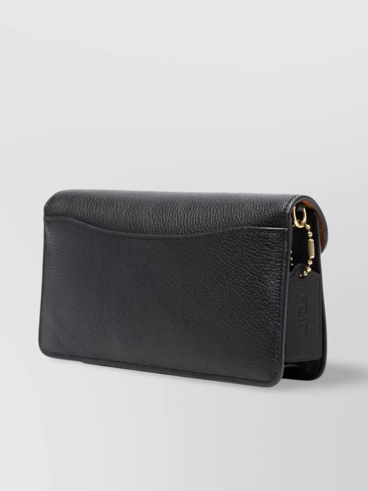 Shop Coach Tabby Chain Leather Clutch Strap