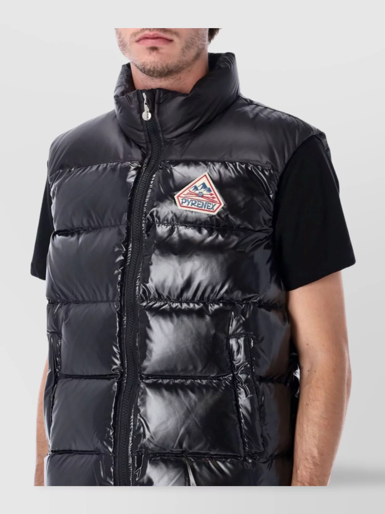 Pyrenex High Collar Sleeveless Puffer Jacket