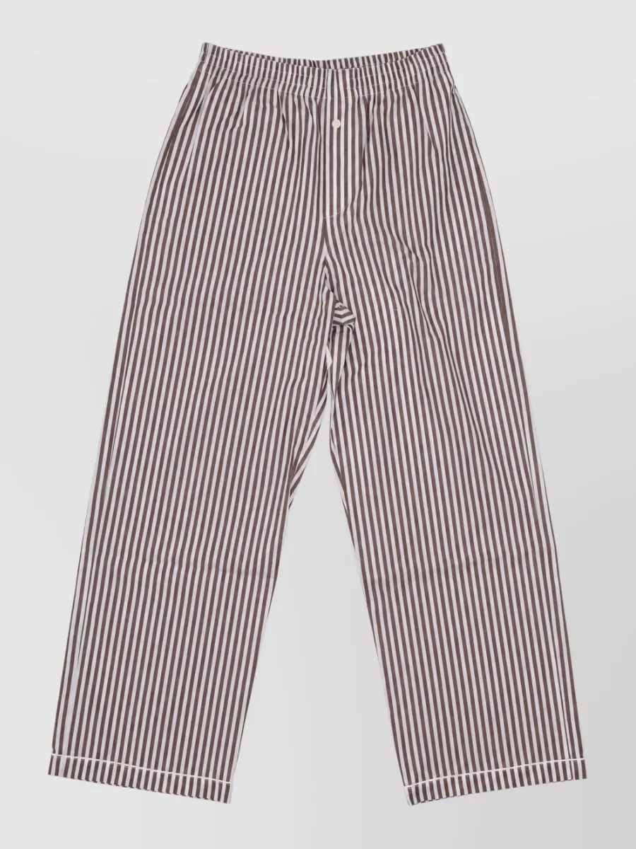 La Rose cotton wide-leg trousers