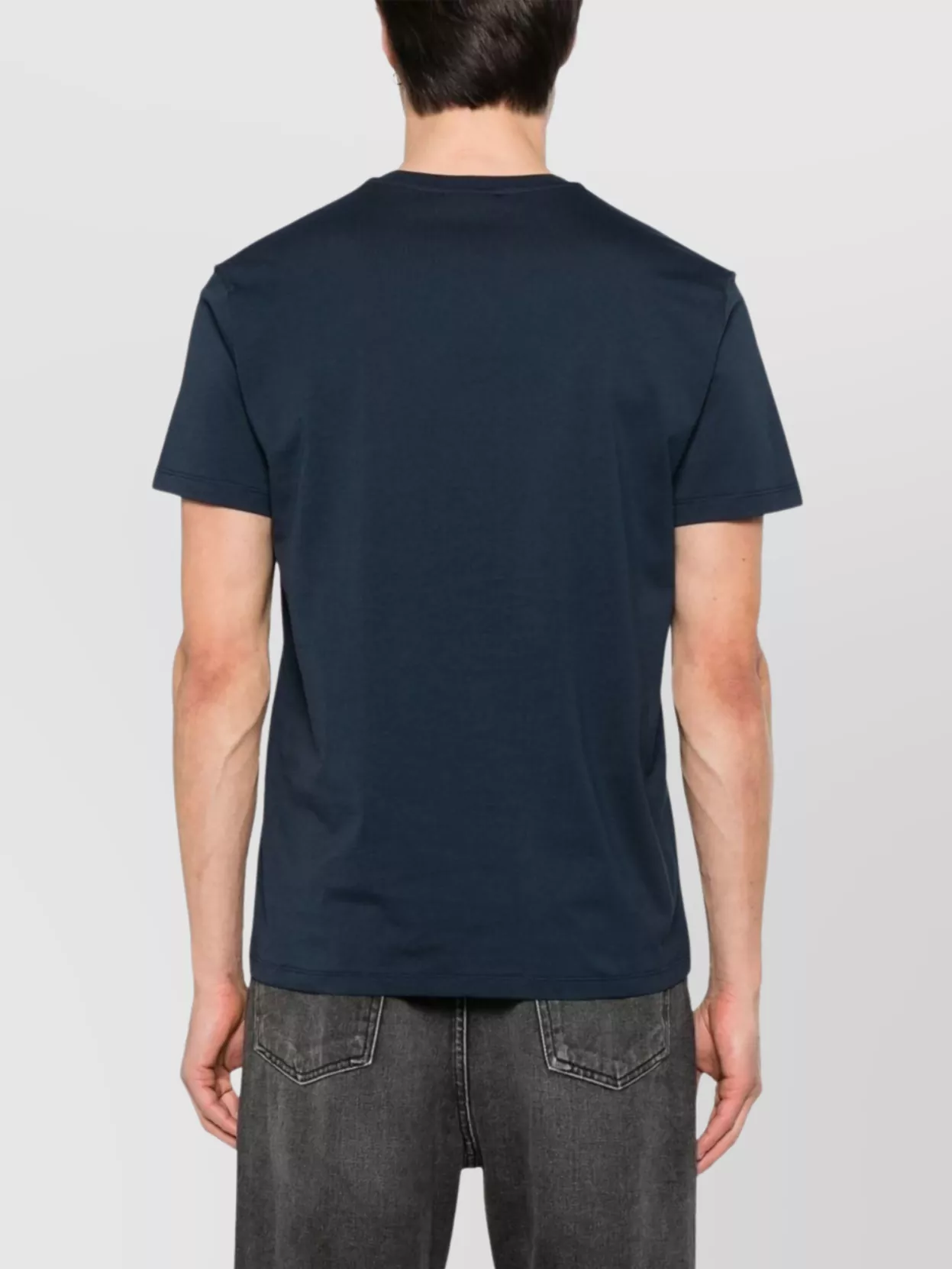 Emporio Armani Crew Neck Short Sleeves Straight Hem