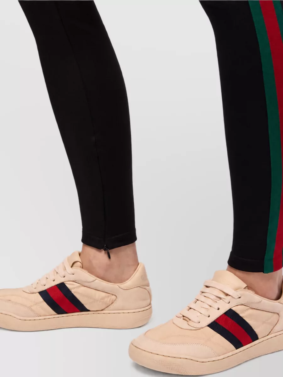 Gucci Leather Lace-Up Sneakers