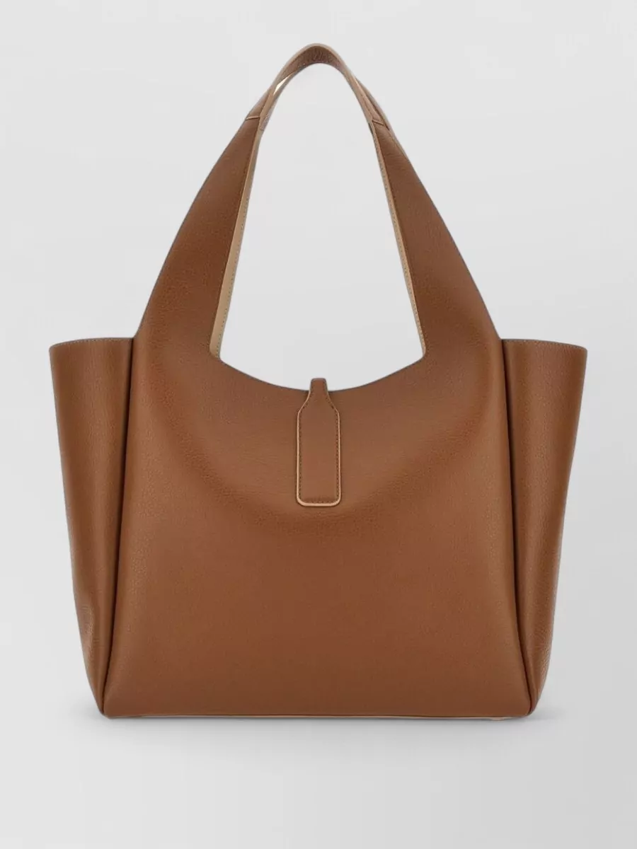Hogan Leather Tote Bag