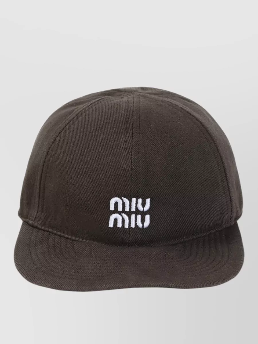Miu Miu cotton baseball cap