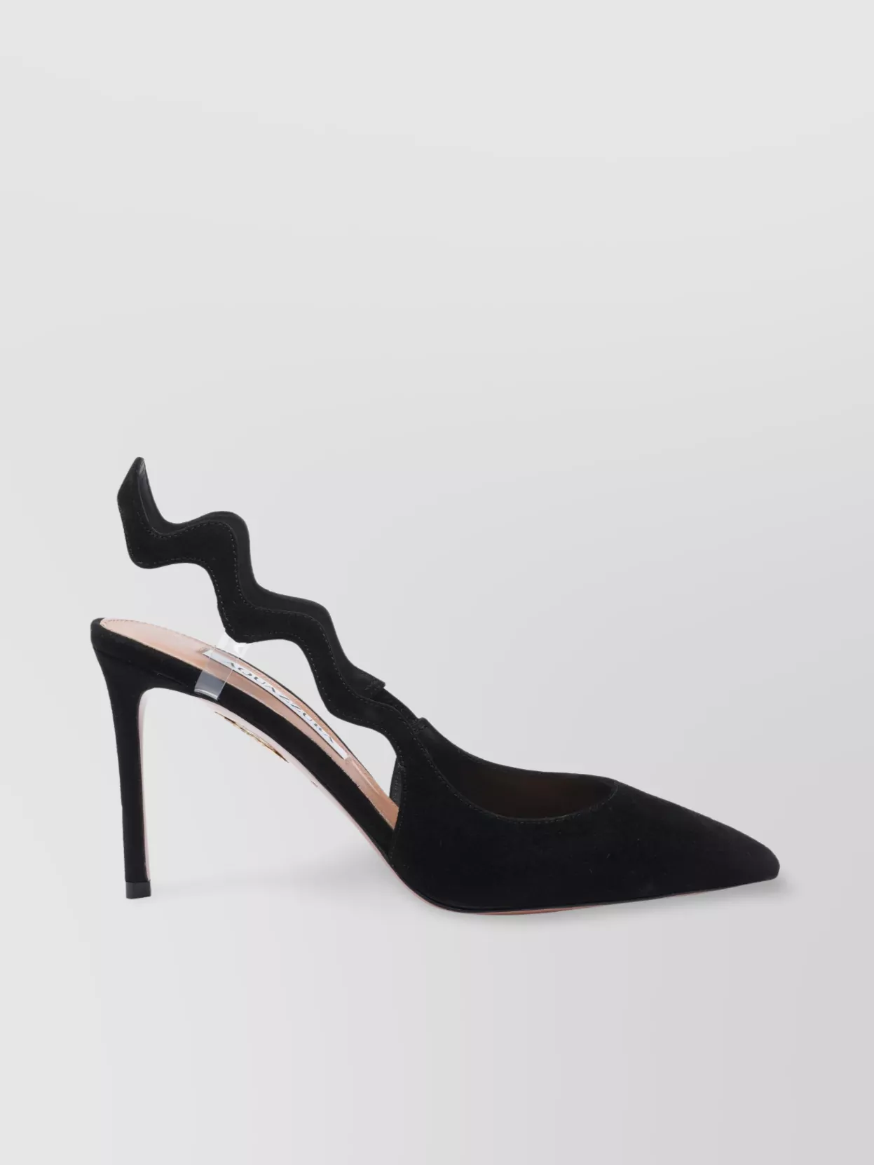 Aquazzura Leather Pointed Toe Stiletto Heel Mules