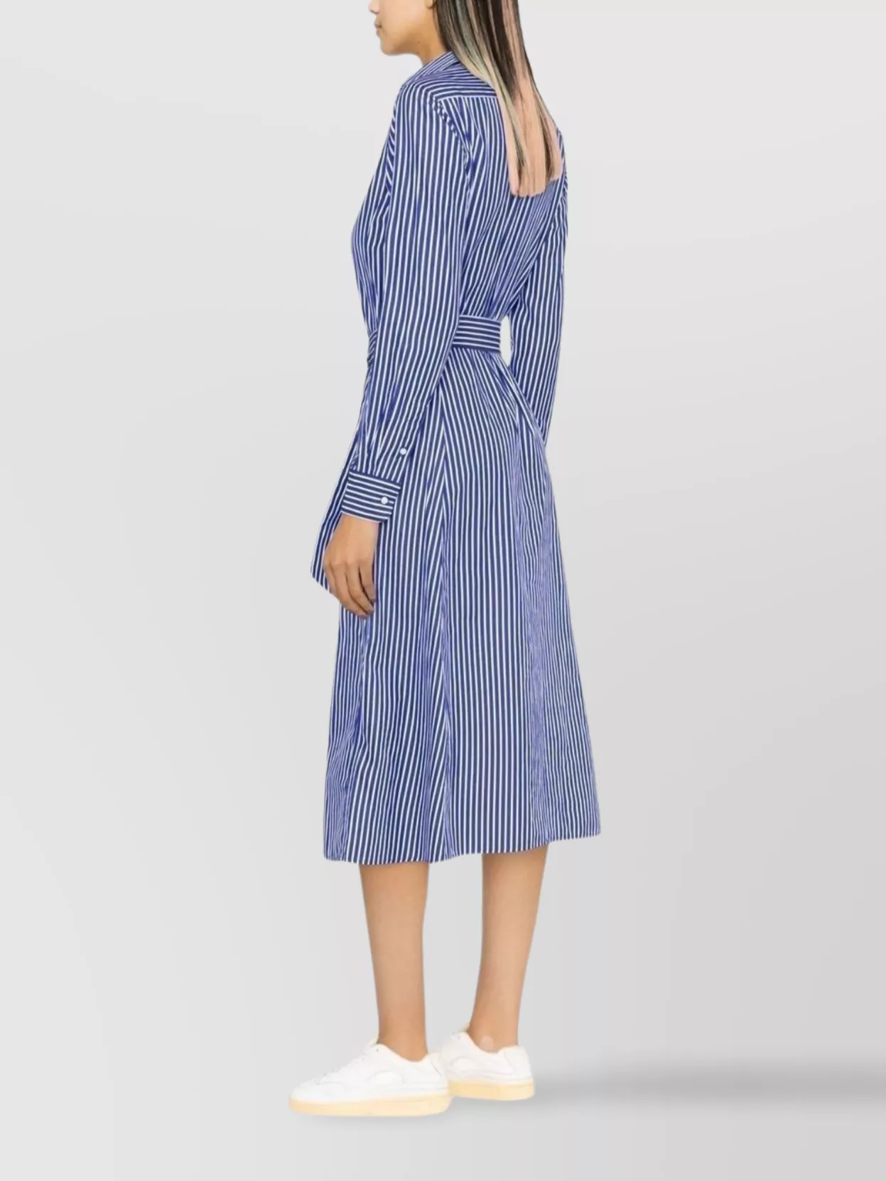 Ralph Lauren A-Line Cotton Dress With Belted Waist