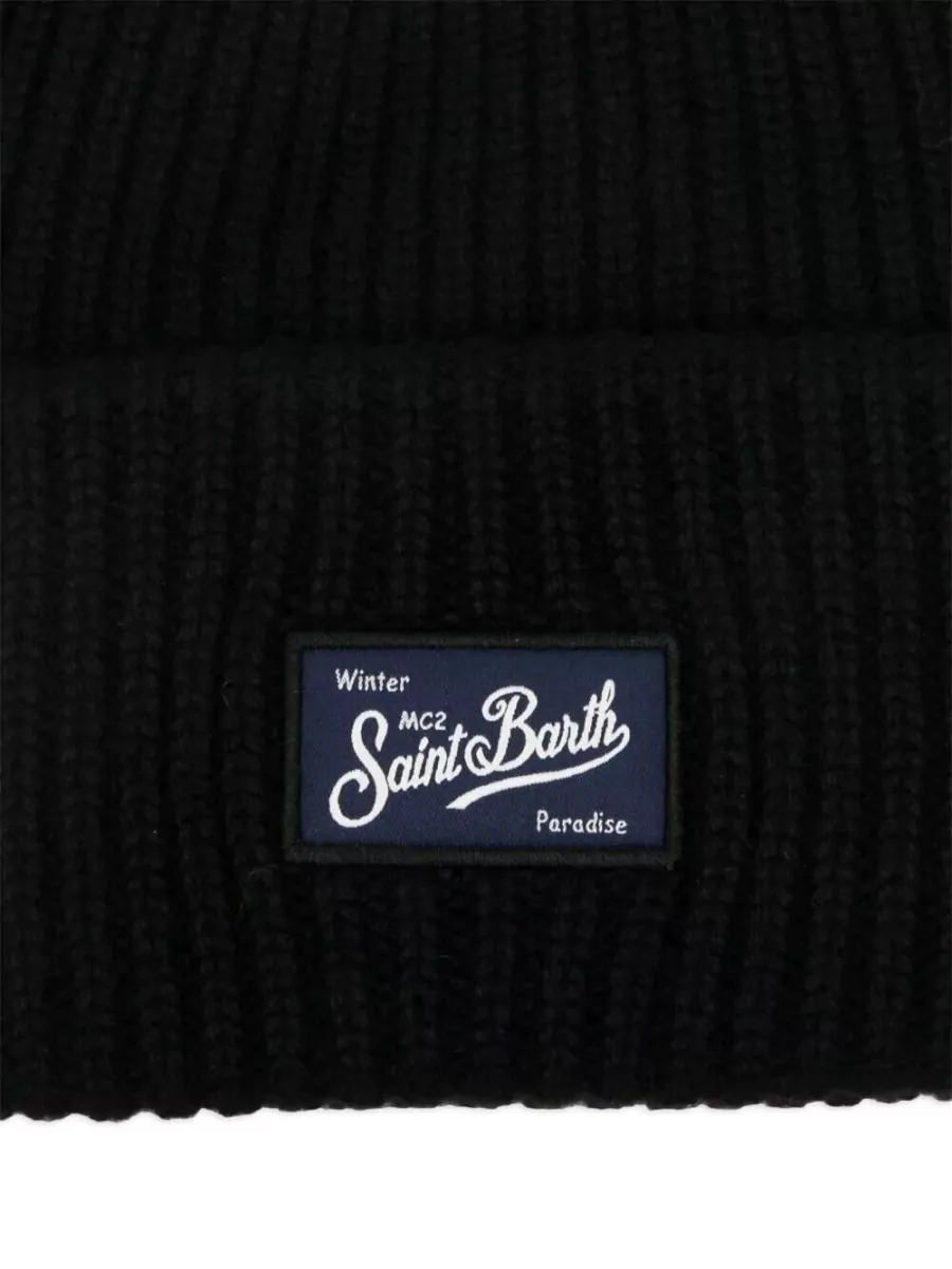 Mc2 Saint Barth Cashmere Wool Knitted Beanie