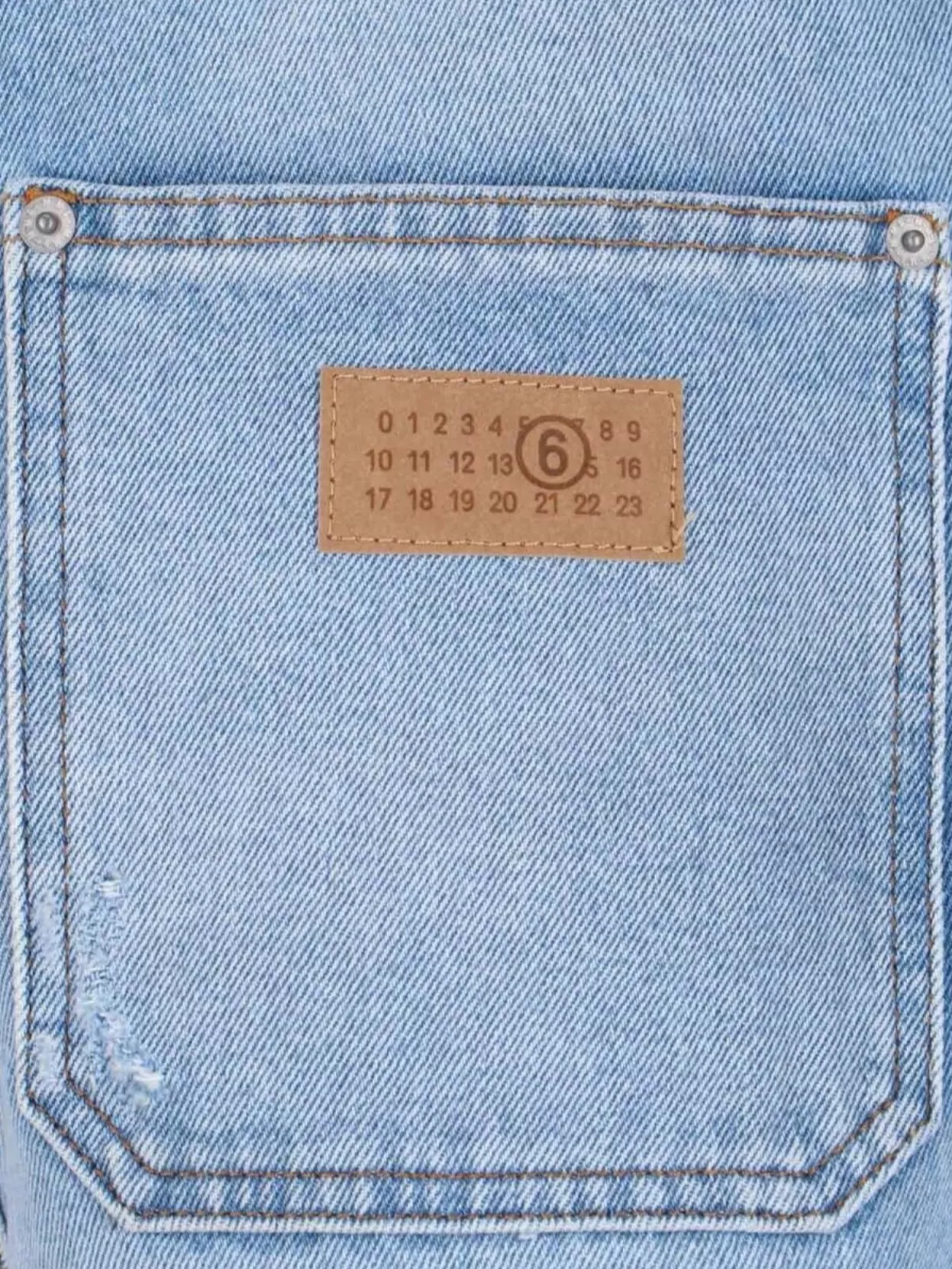 Mm6 Maison Margiela Mm6 By Maison Margiela Relaxed Fit High-waisted Distressed Jeans